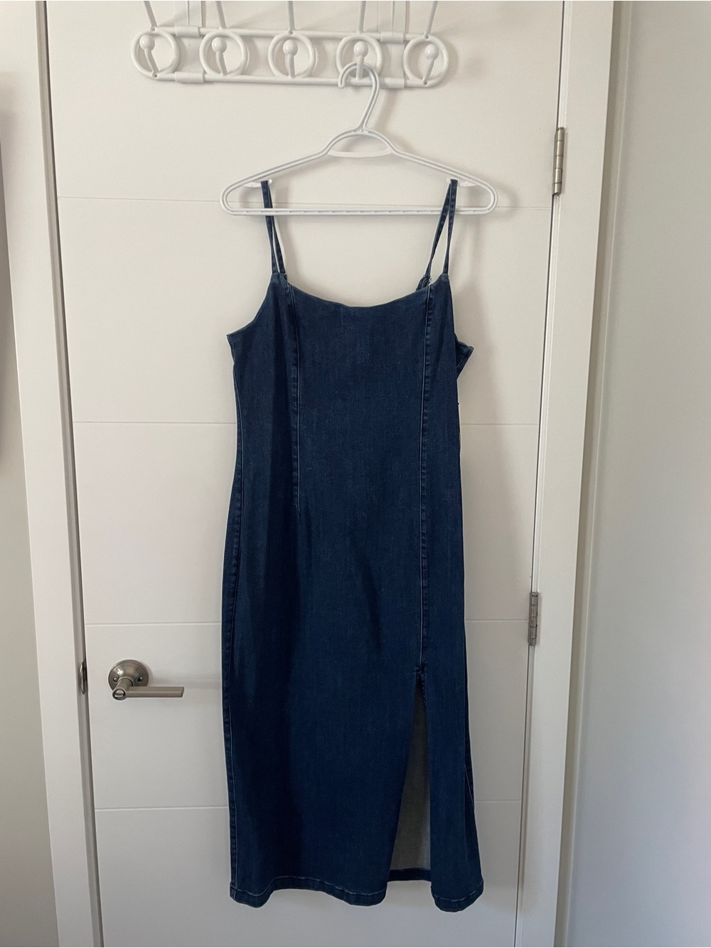 Dynamite Indigo Denim Slip Dress